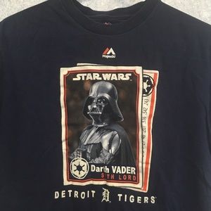 Star Wars Darth Vader Detroit Tigers T-shirt